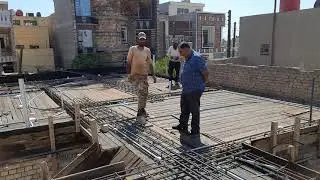 تسليح جسور السقف في منطقة السيدية \ الحداد حسين الحاج جبار 07703986602