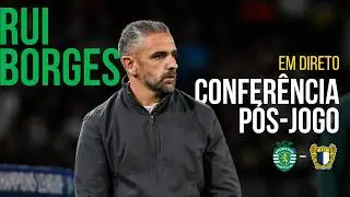 🔴 EM DIRETO | CONFER&Ecirc;NCIA P&Oacute;S-JOGO | Sporting-Famalic&atilde;o