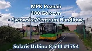MPK Poznań - linia 180, Solaris Urbino 8,6 III #1754