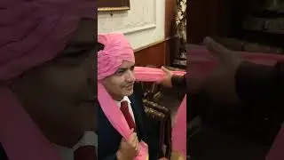 How to tie turban in wedding