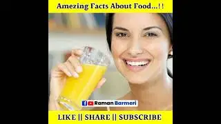 Amezing Facts About Food...!! 🥝🥑 #facts #amazingfacts #fcats #factsinhindi #factss #shortsfacts