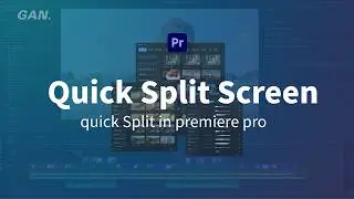 Quick Split Screen — Premiere Pro Shortcut Split Screen Tool