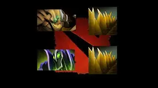 Dota 2 - Sand King(Burrowstrike) and Rubick(Burrowstrike)