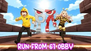 MISTER CEMPRENG DAN BBIBBI DIKEJAR ANOMALI 67 KID!! | QRun From 67 Obby 🏃