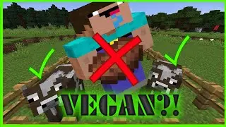 Can A VEGAN NOOB Beat MINECRAFT?! | Minecraft Survival pt.1