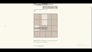 flappy 2048 but i  record did 9 quintillion