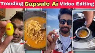 Viral Maggi Capsule Video Kaise Banaye | Pizza Capsule Video Editing #aivideo 
