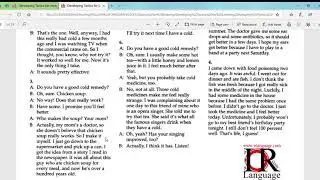 Developing, Tactics for listening, Unit 8, Health problems