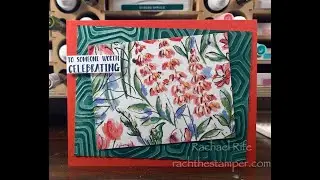 Mixed Media DSP Direct ink to DSP card, Stampin' Up!