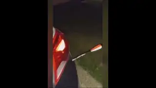 Uber driver's car shot by a crossbow arrow in Harper Woods