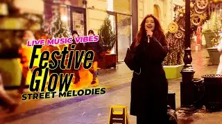 Her Voice in the Winter Glow ❄️🎶 Moscow Street Performance | Russia | New Year 2026 #beautifulgirl