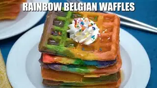 Rainbow Waffles Recipe - Sweet and Savory Meals