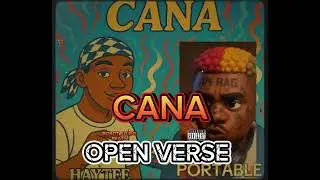 Haytee, Portable - Cana (OPEN VERSE) Instrumental Beat + Hook By Robot Allog beats