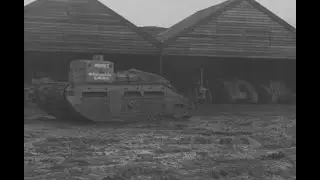 Medium Mk. C Hornet tanks on the William Foster and Co. test ground, Lincolnshire Autumn 1918.