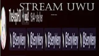 SCAWWY HOWWOW STWEAM W/NICKEL, SEN N STEN