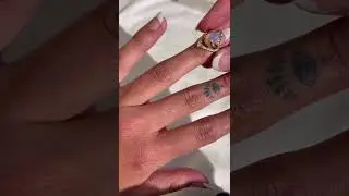 Opal and diamond engagement ring try on!