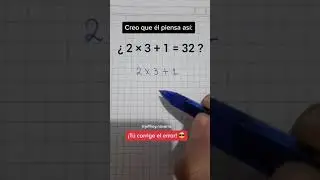 &iexcl;CORRIGE EL ERROR SI PUEDES! | OPERACIONES COMBINADAS