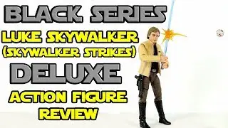 Star Wars Black Series Luke Skywalker (Skywalker Strikes) Deluxe Action Figure Review
