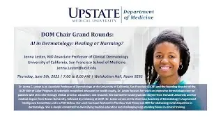 DOM Chairs Grand Rounds | Dermatology | Dr. Jenna Lester
