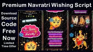 Download Navratri Pro Wishing Script Premium Script नवरात्री Wishes Free Now