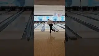 Gary Strand bowling with Storm Mix Off White