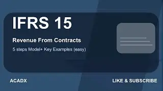 IFRS 15 Explained | Revenue Recognition (5-Step Model + Examples)