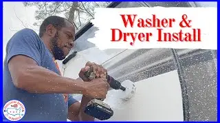 Install tips for Splendide washer and dryer ~ Jayco Northpoint 377RLBH ~  POA vlog