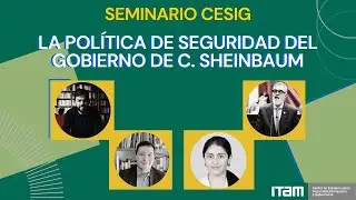 Seminario CESIG: Mesa de análisis - Políticas de Seguridad del Gobierno de C. Sheibaum