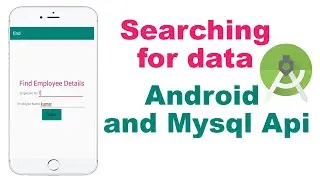 Searching for data Android and Mysql Api