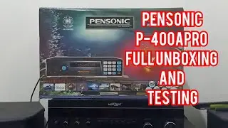 Pensonic P-400APro Karaoke player Full unboxing and Testing