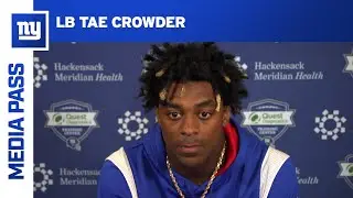 Tae Crowder on Limiting Derrick Henry | New York Giants