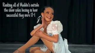 Ranking all of Maddie’s outside the show solos basing in how successful they were 17-1