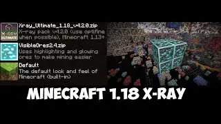 Minecraft 1.18 X-Ray texture pack + glowing ores texture pack