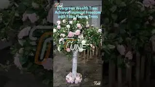 Evergreen Wealth Tree: Achieve Financial Freedom with Faux Flower Trees