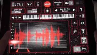 SAMPLE WIZ iPad App Review A - VOCAL WARPING Examples!