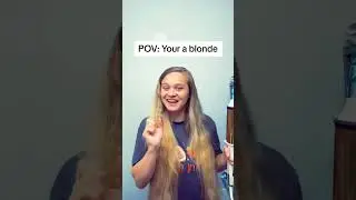 POV Blonde Moments: Hair Styling Fails#blonde #hairstyling #funny #beautyfails