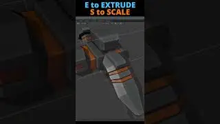 Speed-modeling a ROBOTIC SPIDER in Blender #shorts