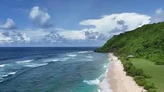 Waves Bali Nyang Nyang Beach Drone 4K 20260104