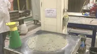 Self-compacting concrete C1 flow