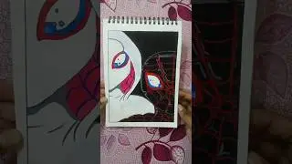 Comment what I should draw next.. #art #spiderman #shorts #easy #acrylic #painting #drowing