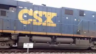 K445 5354 5441 Autorack  with mixed Freight camera 2 Plant City viewing platform