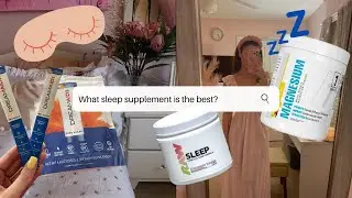 WHAT SLEEP SUPPLEMENT IS THE BEST | 1st Phorm | RAW Nutrition | FITAID | How to get quality sleep