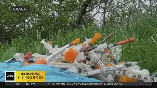 Discarded syringes, needles removed near Heinz Lofts on the North Side