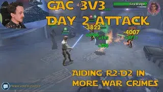 Grand Arena Championship 3v3: Division 9, Week 1, Day 2 Attack - Star Wars Galaxy of Heroes