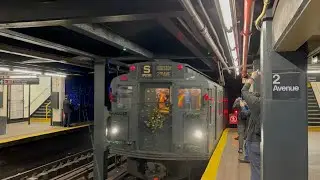 NYTM Holiday Train Arriving at 2nd Ave (12/14/25)