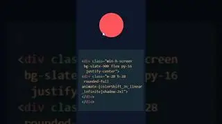 Color Changing Ball Animation Using Html and Tailwind Css