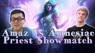 [Hearthstone] Amaz and Amnesiac Priest Showmatch (Sponsored by Amazon Prime)