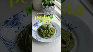 Wild Garlic Magic: Easy Spring Pesto Pasta#wildgarlic #pestopasta #springrecipe #foragedfood