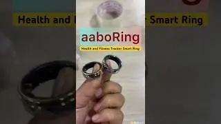 aaboRing, Health & Fitness Tracker Smart Ring, Advance Sleep Monitoring, Stress & Activity Tracking