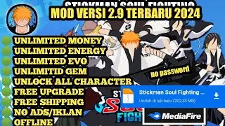 UPDATE!! Stickman Soul Fighting Mod v2.9 terbaru 2024 | unlimited money, free upgrade, offline